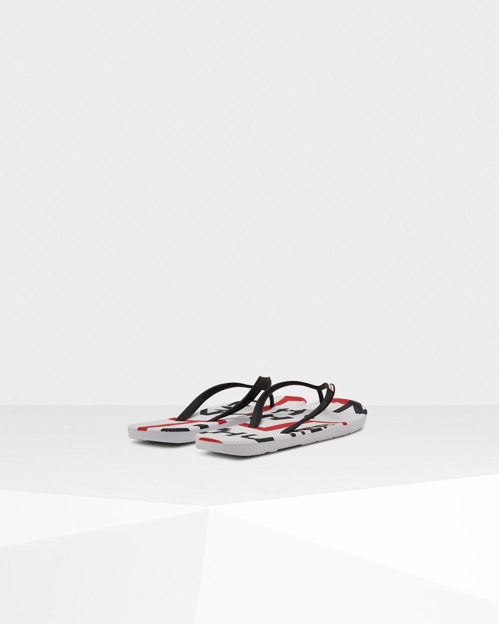 Flip Flop Herr - Hunter Original Exploded Logo - Svarta - 071456-WKP